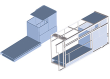 Complete insulation of the high-temperature zones