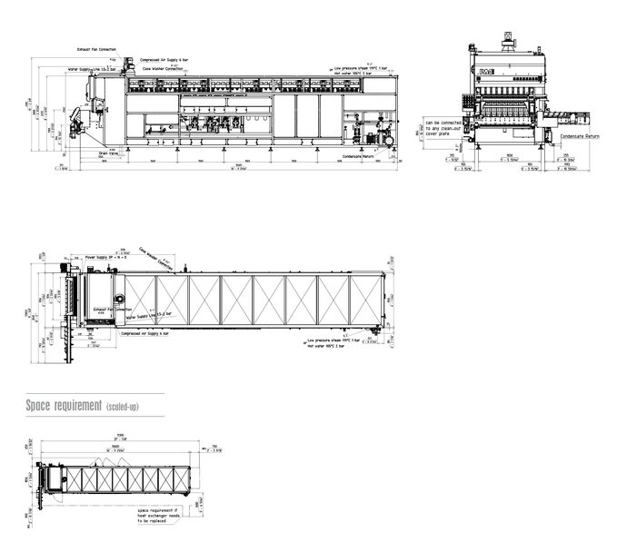 Dimensions and connection chart: Type CB 9-1,89-RV-10,6 Mi ng